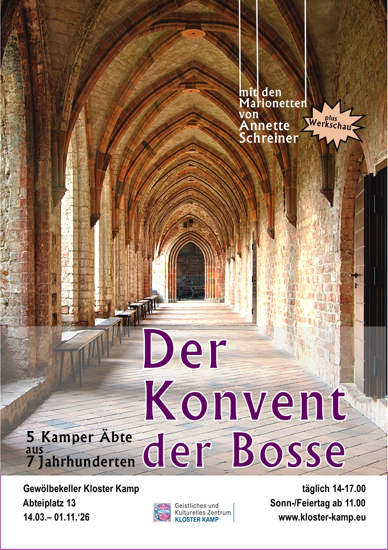 Plakat BOSSE mit Rahmen
