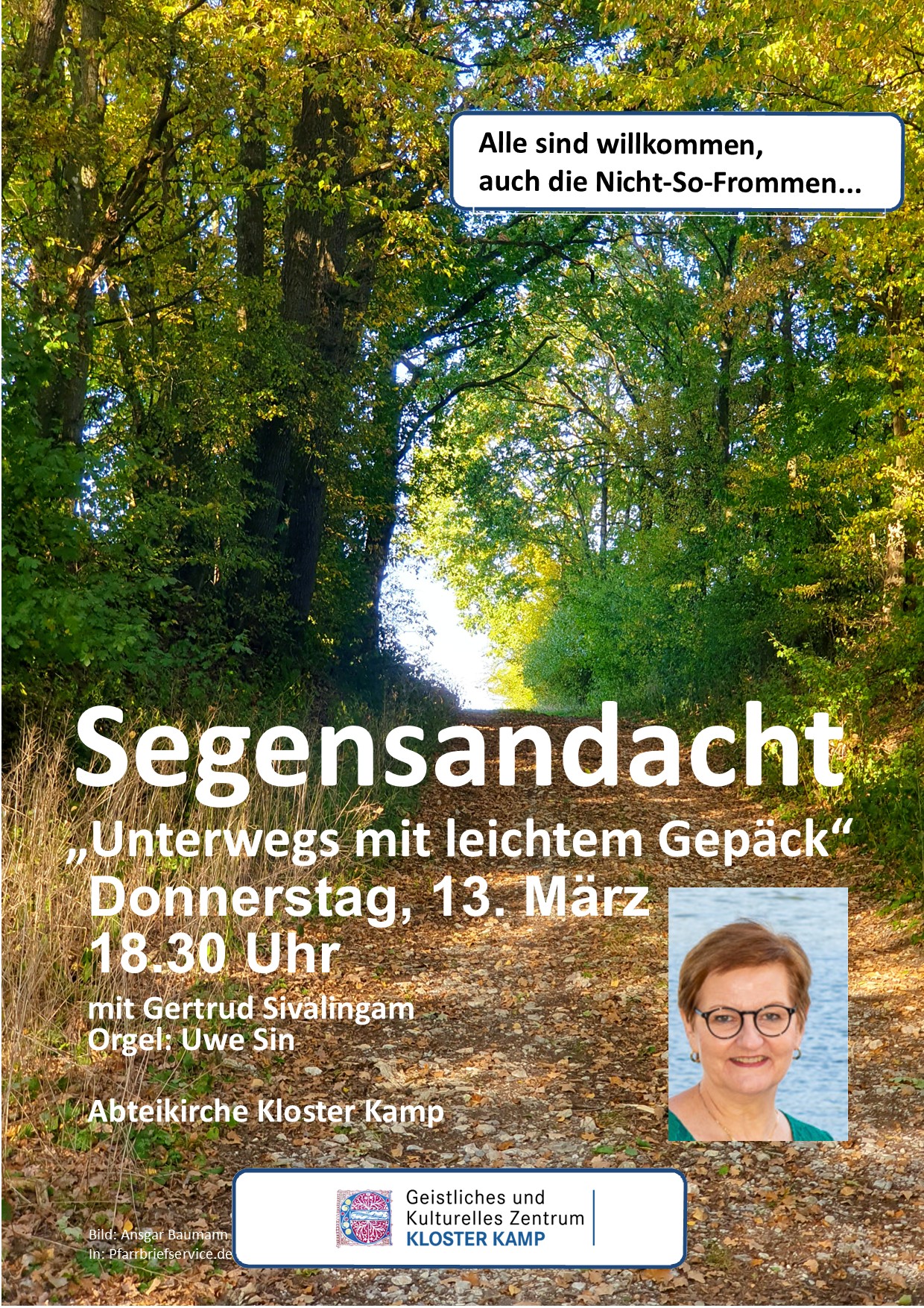 Plakat Segensandacht 03 2025
