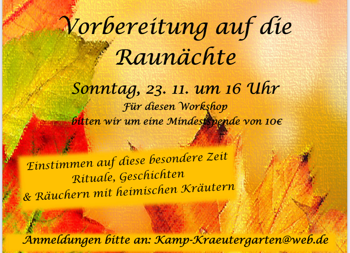 Workshop Raunächte